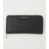 BLK | FAUX OSTRICH LONG WALLET | AZUL BY MOUSSY