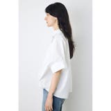 フロントタック半袖ドルマンブラウス | AZUL BY MOUSSY | 詳細画像4 