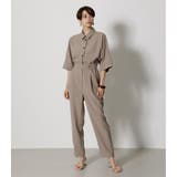 HALF SLEEVE JUMP SUITS | AZUL BY MOUSSY | 詳細画像15 