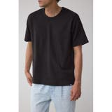 BLK | 楊柳ジャガードクルーネックTシャツ | AZUL BY MOUSSY
