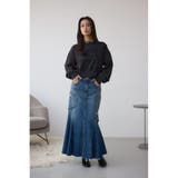 AZUL DENIM ダメージマーメイドスカート | AZUL BY MOUSSY | 詳細画像14