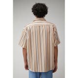 MULTI STRIPE CREPE WEAVE SHIRT | AZUL BY MOUSSY | 詳細画像27
