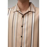 MULTI STRIPE CREPE WEAVE SHIRT | AZUL BY MOUSSY | 詳細画像28