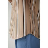 MULTI STRIPE CREPE WEAVE SHIRT | AZUL BY MOUSSY | 詳細画像30