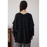 ショルダーデザインルーズニットトップス | AZUL BY MOUSSY | 詳細画像16