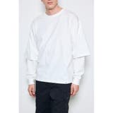 O/WHT1 | ワッフルレイヤードロンTEE | AZUL BY MOUSSY