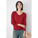 RED | 格上げ2WAYネックニット | AZUL BY MOUSSY