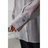 バックスリットシアーオーバーシャツ | AZUL BY MOUSSY | 詳細画像35