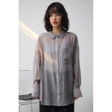 バックスリットシアーオーバーシャツ | AZUL BY MOUSSY | 詳細画像28