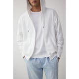 WHT | サムホールジップパーカー | AZUL BY MOUSSY