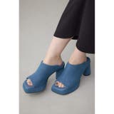 スクエアトゥプラットフォームミュールサンダル | AZUL BY MOUSSY | 詳細画像13 