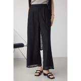 BLK | レースワイドパンツ | AZUL BY MOUSSY