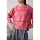 L/RED1 | ダメージウラケプルオーバー | AZUL BY MOUSSY