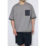 GRY | 配色ポケットトップス | AZUL BY MOUSSY