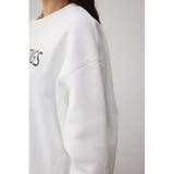 裏毛ロゴクルーネックトップス | AZUL BY MOUSSY | 詳細画像8 