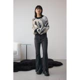 アソートパターンクルーネックニット | AZUL BY MOUSSY | 詳細画像3 