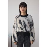 アソートパターンクルーネックニット | AZUL BY MOUSSY | 詳細画像4 