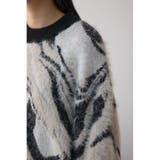 アソートパターンクルーネックニット | AZUL BY MOUSSY | 詳細画像8 