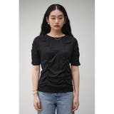 SOFT PONTE SHIRRING TEE | AZUL BY MOUSSY | 詳細画像22 