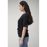 SOFT PONTE SHIRRING TEE | AZUL BY MOUSSY | 詳細画像23 