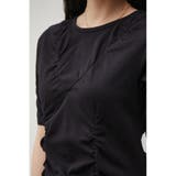 SOFT PONTE SHIRRING TEE | AZUL BY MOUSSY | 詳細画像25 