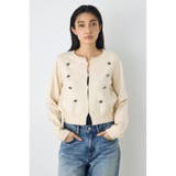 IVOY3 | ナポレオンニットカーディガン | AZUL BY MOUSSY