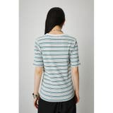 MULTICOLOR BORDER RIB TOPS | AZUL BY MOUSSY | 詳細画像7 