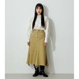 TWILL MERMAID SKIRT | AZUL BY MOUSSY | 詳細画像23