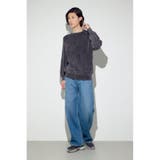 ヴィンテージウォッシュニットトップス | AZUL BY MOUSSY | 詳細画像4