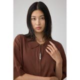 Wジップポロカラーニットカーディガン | AZUL BY MOUSSY | 詳細画像21 