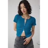 Wジップショートスリーブ配色リブプルオーバー | AZUL BY MOUSSY | 詳細画像32