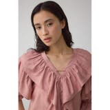ラッフルフリル5分袖ブラウス | AZUL BY MOUSSY | 詳細画像26 