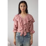 ラッフルフリル5分袖ブラウス | AZUL BY MOUSSY | 詳細画像29 