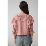 ラッフルフリル5分袖ブラウス | AZUL BY MOUSSY | 詳細画像31 