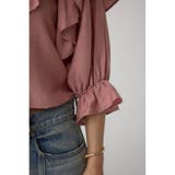 ラッフルフリル5分袖ブラウス | AZUL BY MOUSSY | 詳細画像35 