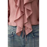 ラッフルフリル5分袖ブラウス | AZUL BY MOUSSY | 詳細画像36 