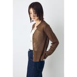 シアーリブ長袖ニットカーディガン | AZUL BY MOUSSY | 詳細画像21