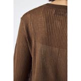 シアーリブ長袖ニットカーディガン | AZUL BY MOUSSY | 詳細画像25