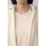 マットモールフードトッパーカーデ | AZUL BY MOUSSY | 詳細画像8 