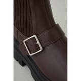 ベルトデザイントラックソールソックスブーツ | AZUL BY MOUSSY | 詳細画像22 