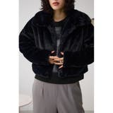 BLK | ファーショートコート | AZUL BY MOUSSY