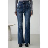 AZUL DENIM ハイウエストボタンフレアデニム | AZUL BY MOUSSY | 詳細画像5 