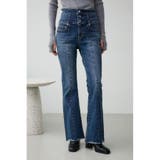 AZUL DENIM ハイウエストボタンフレアデニム | AZUL BY MOUSSY | 詳細画像2