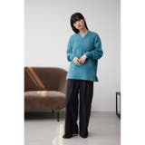 2WAYモヘヤライクVネックニットトップス | AZUL BY MOUSSY | 詳細画像29