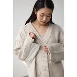 コンビネーションカーディガン | AZUL BY MOUSSY | 詳細画像1