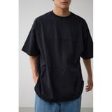 BLK | ラウンドヘムビッグTシャツ | AZUL BY MOUSSY