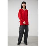 BIAS RIB LOOSE KNIT TOPS | AZUL BY MOUSSY | 詳細画像34
