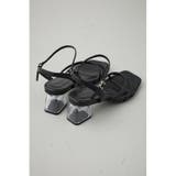 クリアヒールナローストラップサンダル | AZUL BY MOUSSY | 詳細画像6 