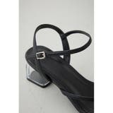 クリアヒールナローストラップサンダル | AZUL BY MOUSSY | 詳細画像9 