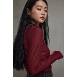 シアーリブハイネックトップス | AZUL BY MOUSSY | 詳細画像23 